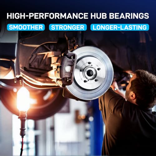 Image of Rear Wheel Bearing and Hub Assembly New 512518 x2 Replacement for Subaru Crosstrek 2016-2020, Impreza 2012-2019, Forester 2014-2018, XV Crosstrek 2013-2015, with ABS & 5-Lug