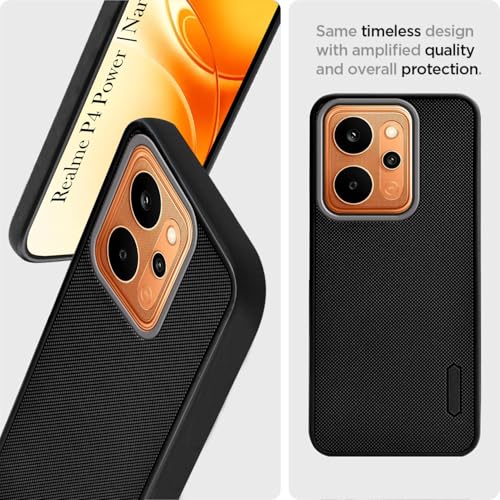 Image of Jkobi Rubberised Back Cover Case for Realme P4 Power 5G | Realme Narzo Power (Textured Grip Design | Micro-Fiber Cloth Inside | Slim and Light Weight | Soft Touch and Feel)