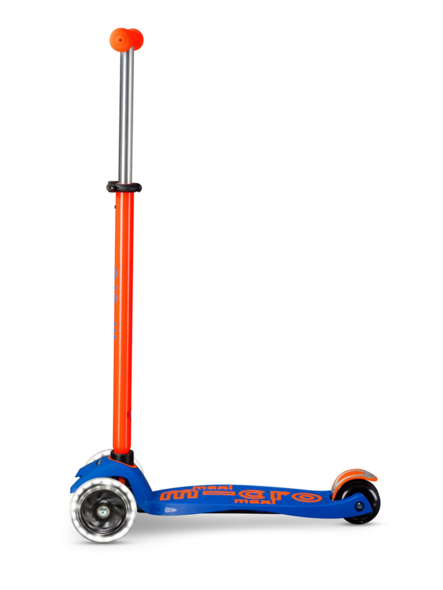 Micro Monopattino da bambino Maxi Deluxe Neon Arancione LED