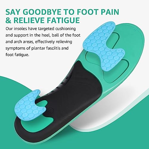 3ANGNI Orthopädische Einlegesohlen Fersensporn Einlagen Senkspreizfuß für Plantarfasziitis, Plattfuß Herren Damen，Kann Auch für Einlegesohlen Arbeitsschuhe Schuheinlagen Schuhe