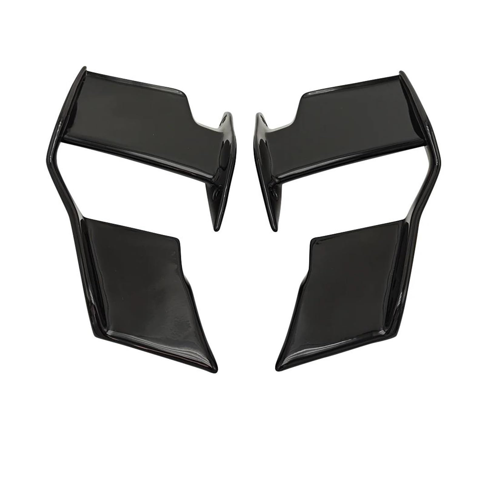 Moto latéral carénage aileron Kit De Carénage Aileron Latéral Aérodynamique pour Moto, Aile Fixe, pour BMW S1000R S 1000R M1000R 2021 2022 2023 2024(Black)