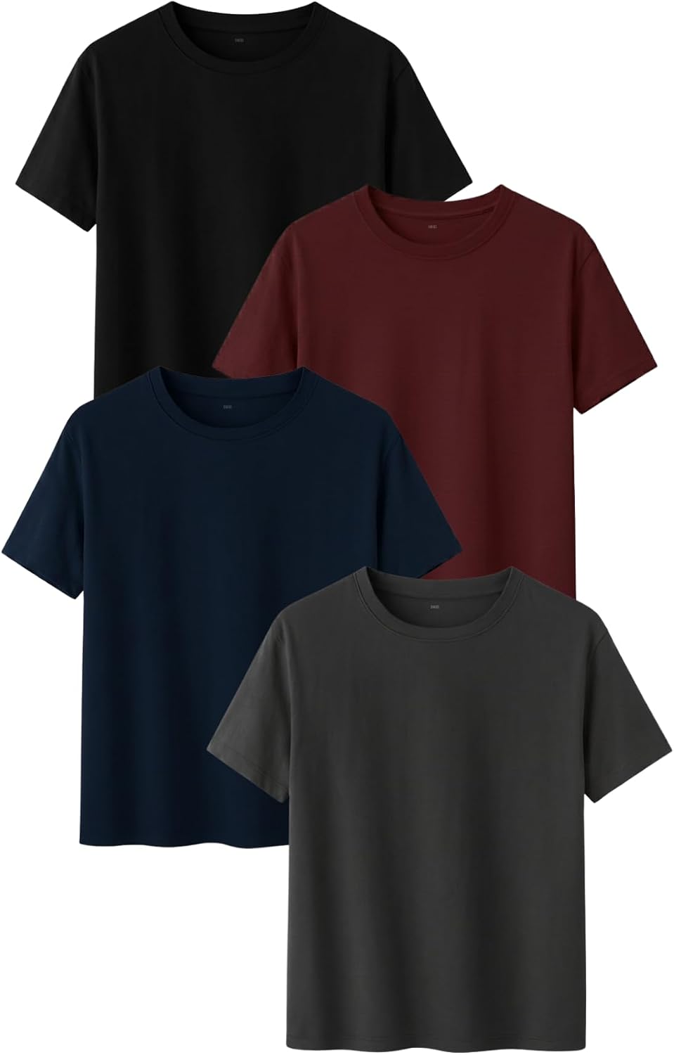 Unisex 4'lü Basic Tişört –%100 Pamuk