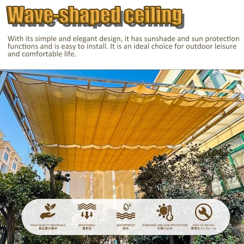 Voile d'ombrage en U rétractable pour une protection modulable - 7