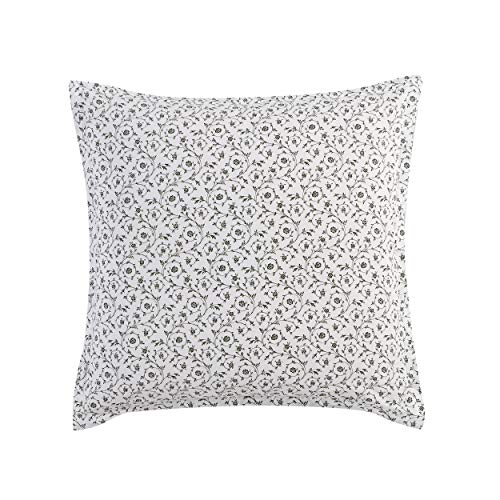 Image of Laura Ashley Home - Twin Comforter Set, Reversible Cotton Bedding, Includes Matching Sham with Bonus Euro Sham & Throw Pillows, Coquette Room Decor (Ailyn Pink, Twin)