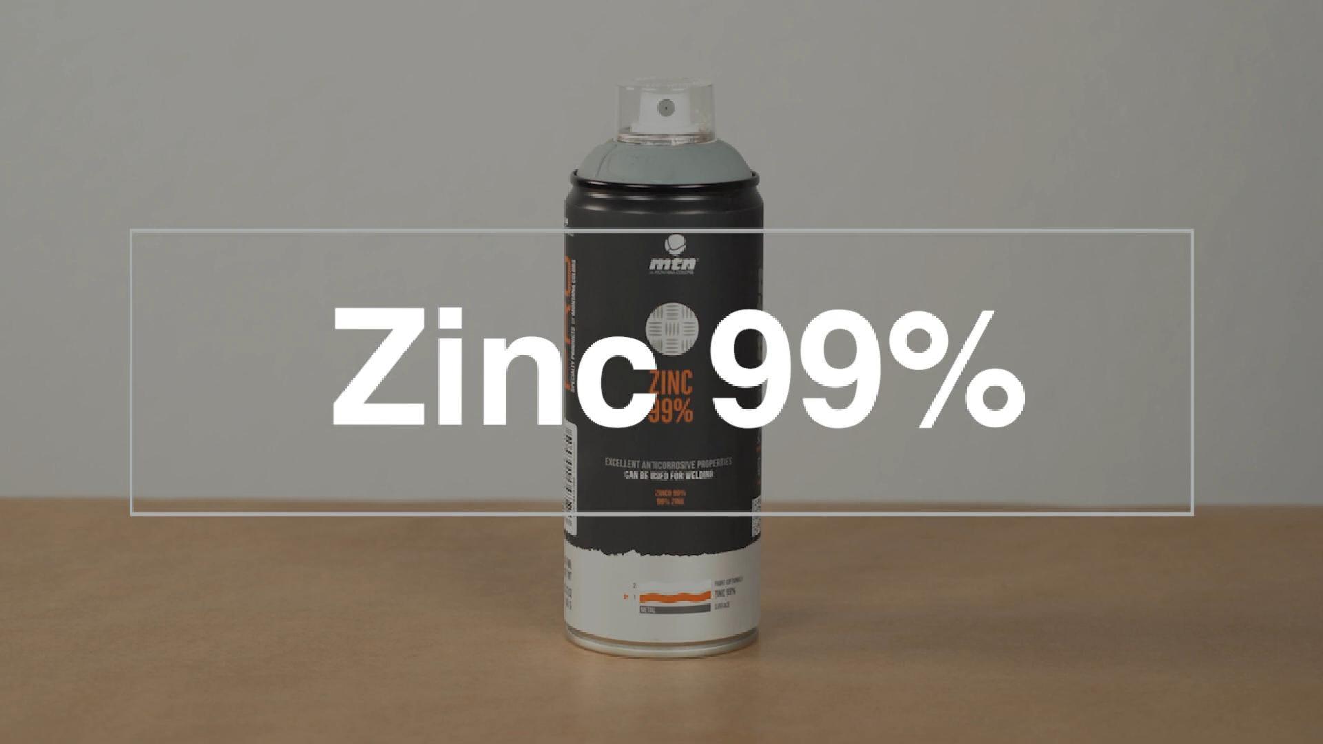 Montana Colors MTN PRO Pure Zinc 99% 400ml - Amazon.com