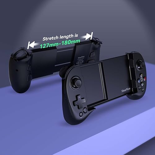 Vista 57 de ShanWan Mobile Game Controller for Android with 4 Mapping button, Bluetooth Wireless Gamepad Designed for Xbox Game Pass Ultimate, Steam Link