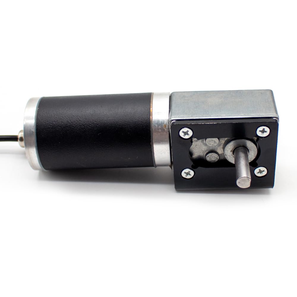 Metall-Schneckengetriebe-Untersetzungsmotor, Ip68, Wasserdicht, Selbstsichernd, Unterwassermotor, Schaftlänge 22mm, mit Halterung ZFY5840-42 DC 24V(12 U/min)