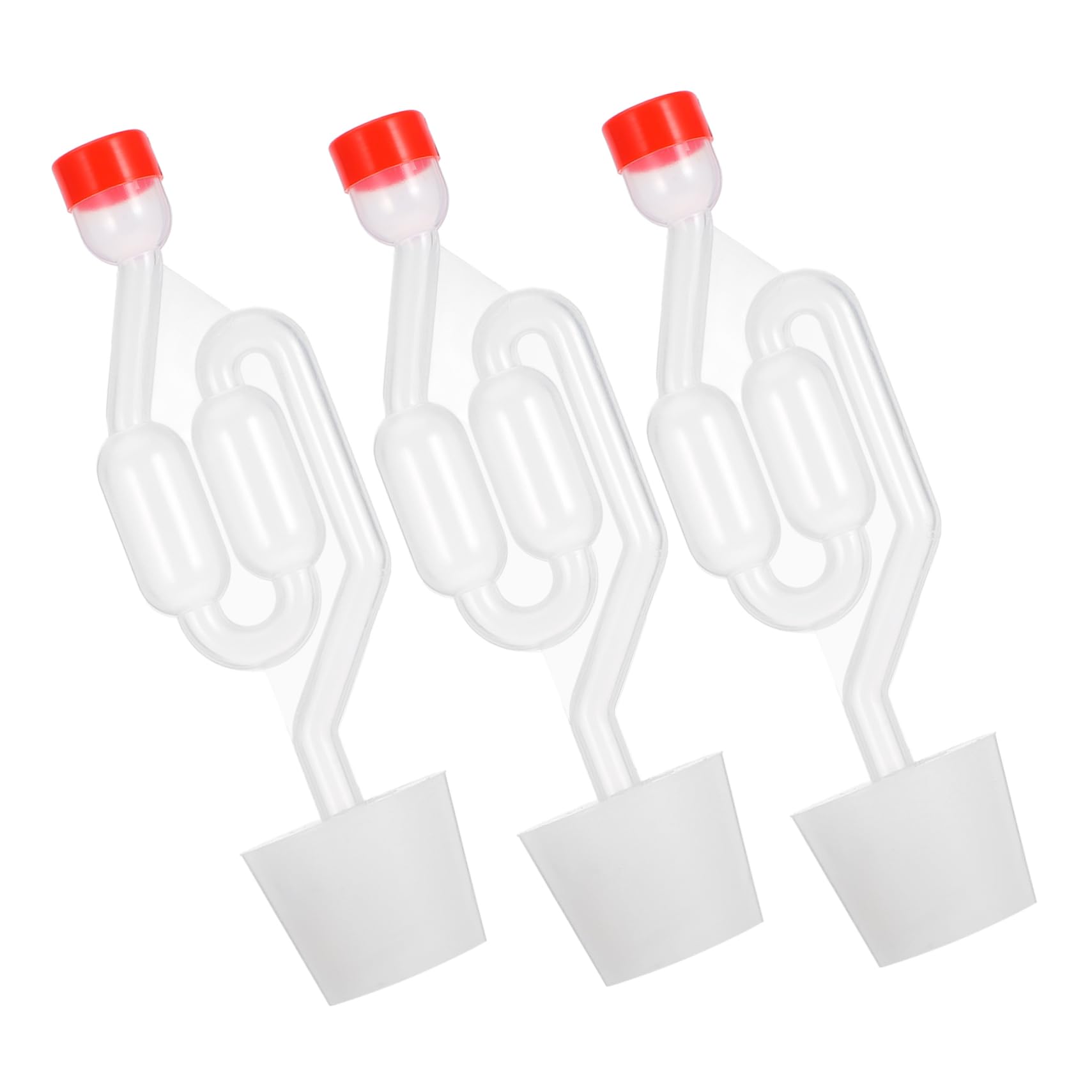 OKUMEYR Homebrew Accessories S-shape Stoppers for Beer Wine Cider One-way Sealing Prevents