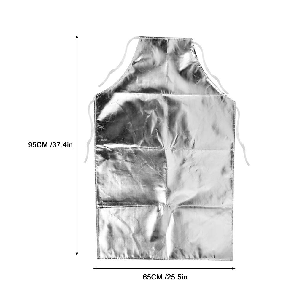 Nikou Grembiule termoresistente - Grembiule da lavoro ad alta temperatura resistente al calore da grembiule da 1000 gradi