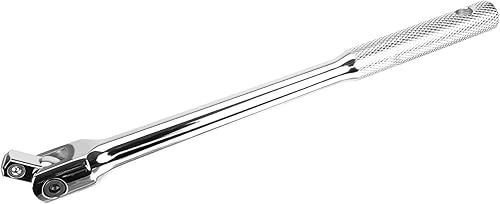 Miniatura 8 de Performance Tool W32120 Herramienta de mano con mango flexible de transmisión de 1/2 pulgada para mejoras del hogar, plateado, 18 pulgadas