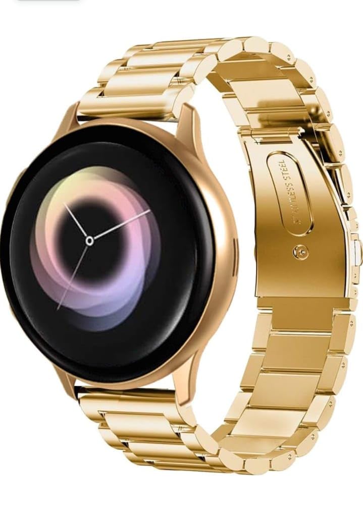 Amera New Active-2 Smart Watch Modern Fit Strap (Bluetooth, 44 mm) - Black, Aluminium Dial with Aluminium Belt. (Gold) (B0CPC3177D) Amazon Price History, Amazon Price Tracker