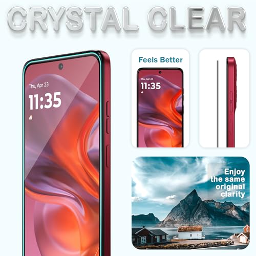 Image of FIRST MART Military-Grade Gorilla Tempered Glass Compatible For Motorola Moto G05 5G (6.67 Inch) With Easy Installation Kit for Smartphone| Edge To Edge Coverage | Black, Pack of 2