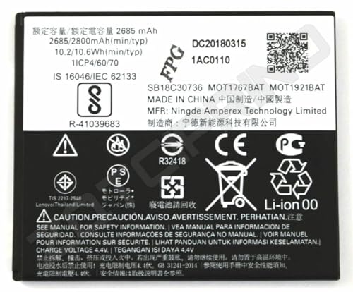 Image of Original GK40 Battery for Motorola G4 Play /E4 / G5 / XT1766 / XT1607 / XT1609 / XT1600 / XT1602 Battery with 6 Month Warranty ***(R280)