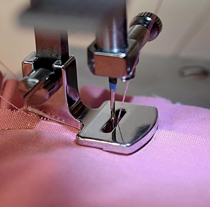2pcs Pie Prensatelas para Plisar para Máquina de Coser miniatura 6