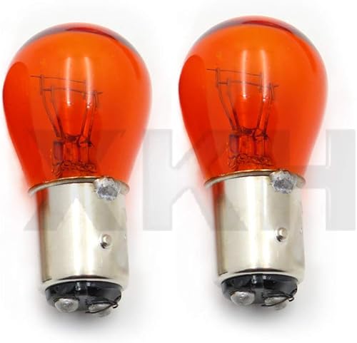 Miniatura 9 de XKH - Compatible con 1157 AMBER STOCK TRASERA LUZ TRASERA PARADA DE FRENO TURN LÁMPARAS BOMBILLAS 1157NA x10 B07M6MCHH7