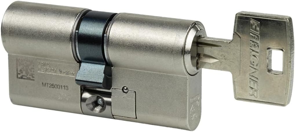ABUS Bravus.2500 MX Magnet Doppelzylinder 30|30 | Sicherheitszylinder mit Magnet-Technologie | Höchster Kopierschutz | Patentschutz bis 2038 | 5 Schlüssel + Sicherungskarte | Einzelschließend