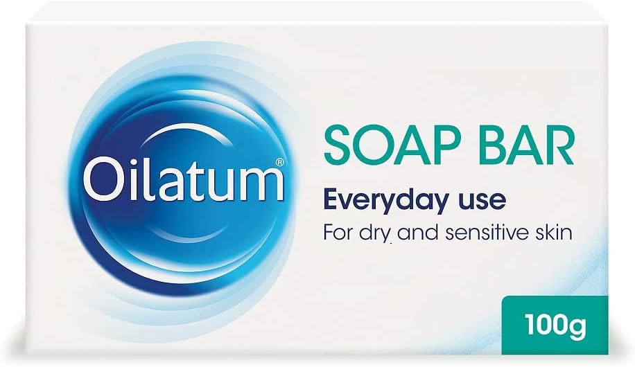 Oilatum Soap Bar for Dry and Sensitive Skin, Moisturizing and Gentle