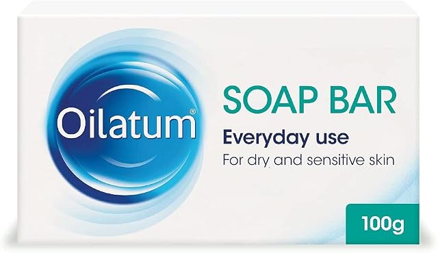 Oilatum Soap Bar Emollient Cleanser for Dry, Sensitive and Eczema Prone Skin 100g