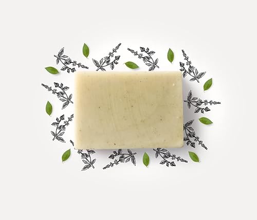 Miniatura 2 de ÉCRIN DE FLEUR - Barra de jabón de menta orgánica, jabón todo en uno simple para hombre, hecho a mano en Francia con aceite de menta verde, aceite