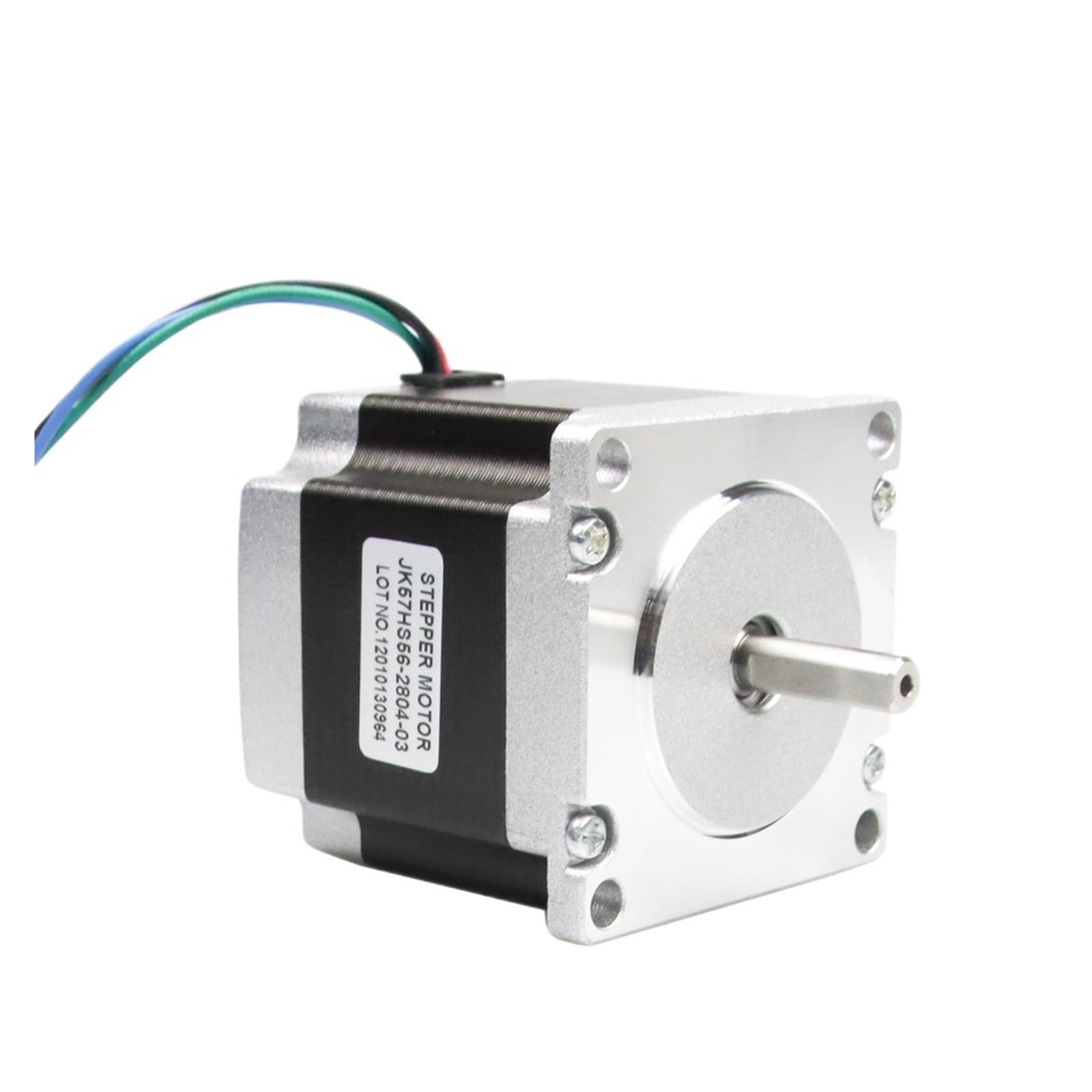 Motor paso a paso NEMA23 57x56mm D = 8mm/6,35mm motor paso a paso de 4 cables 2.8A adecuado for fresadora de grabado CNC impresora 3D(JK57HS56-2804-13)
