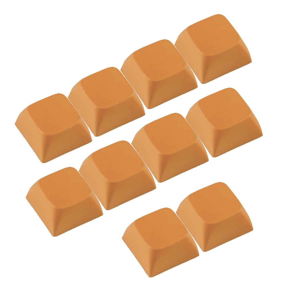 10pcs XDA2 Keycaps 1U Multi Color Pbt Keycap for Gaming Mechanical Keyboard Keycaps 1.6mm Thickness Blank Keycaps