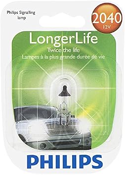Philips 2040 LongerLife Miniature Bulb, 1 Pack