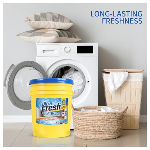 Image of Ultra Fresh Platinum Laundry Detergent, 640 Loads, 5 Gallon, Fresh Linen | Liquid Washing Soap for All Machine Types Including HE, Household Cleaning for Clothing, Fabric and Everyday Laundry