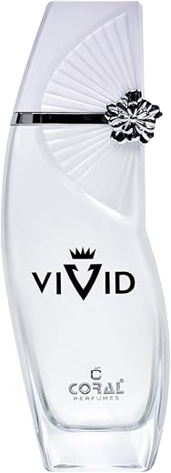 Coral Vivid Eau De Parfum 100ml for Women | Fruity Floral Fragrance with Litchi, Red Currant &amp; Vanilla | Long Lasting Luxu...