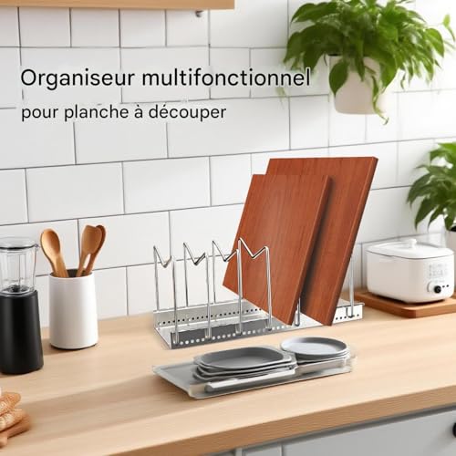 Soporte de 7 compartimentos multiusos para menaje de cocina y restaurante 3