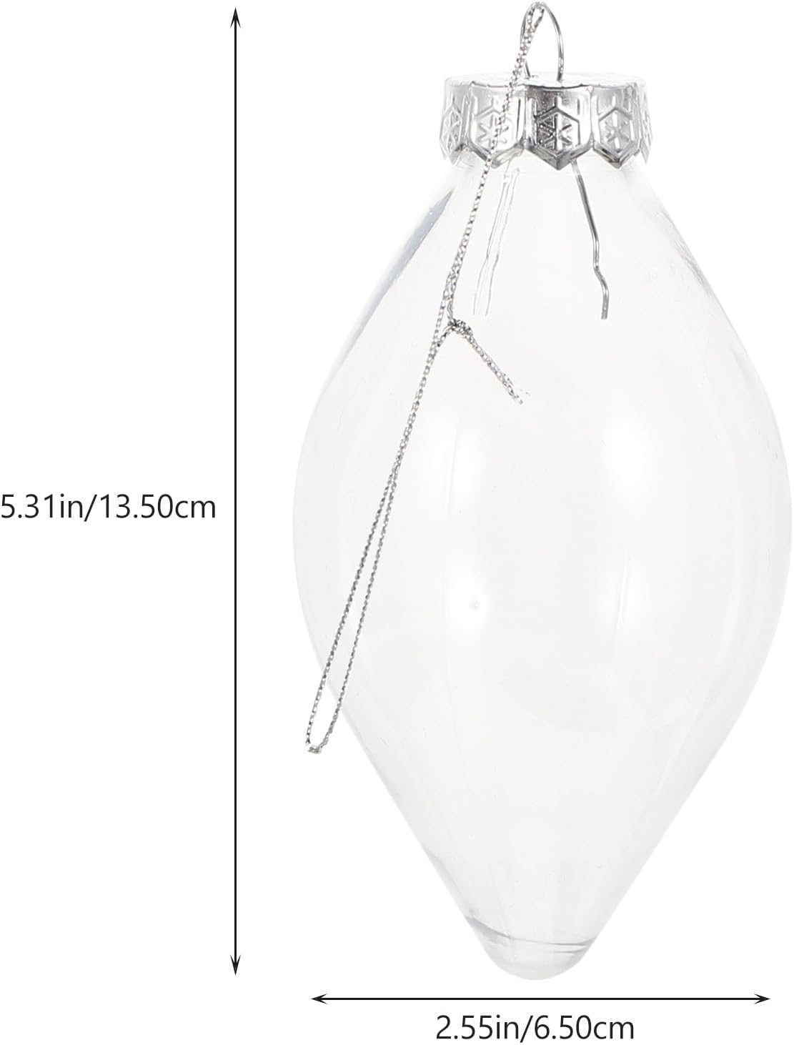Bulb Shape 8pcs Pet Decorative Storage Candy Bottle