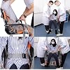 CMYUN Safety Stair Transfer Board/Patient Transfer Belt, Home Stair Evacuation Chair/Handicap Mobility Aids Equipment, Orange Stair Lift Sling