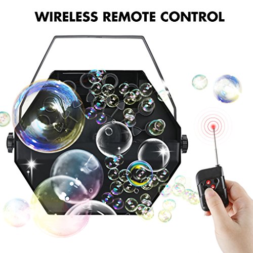 Bubble Machine, Virfun Professional Metal Bubble Machine With Wireless Remote Control And Automatic, Outdoor Or Indoor Use #TOP1