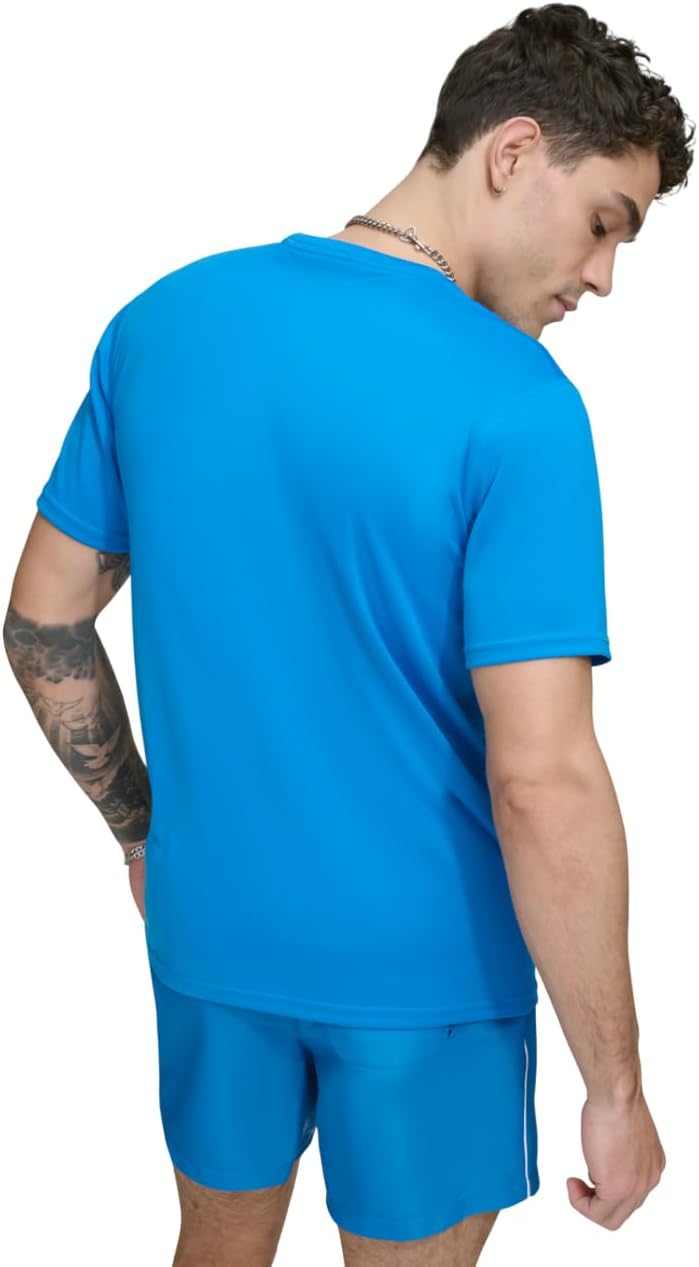 DKNY Mens Short Sleeve Quick Dry 40+ Protection UPF Active Top - Image 3