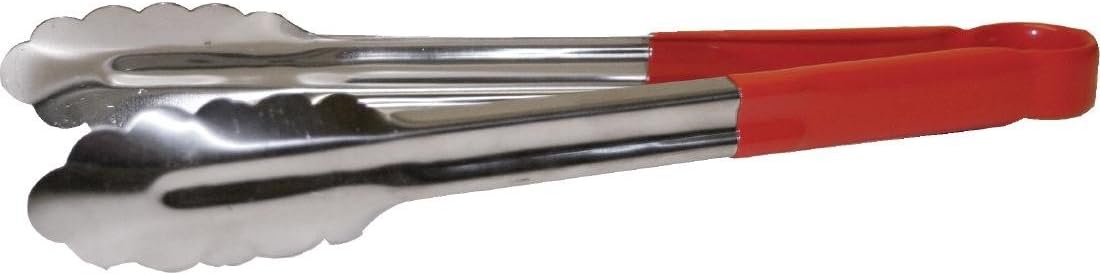 CB154 Colour Coded Serving Tong Red - 300mm