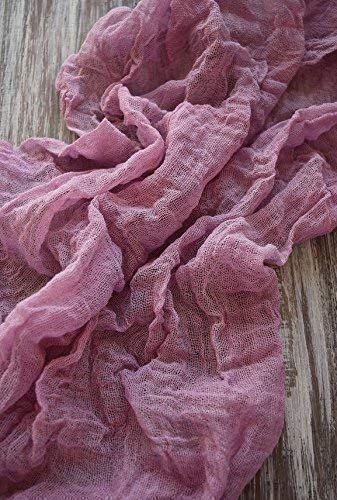 Cheese Cloth Cheesecloth Table Runner Wedding Rustic Wedding Wedding Arbor Decor Table Runner For Wedding Banquet Decoration Boho Farmhouse Shabby Chic Country Rustic - Dusty Rose #TOP1