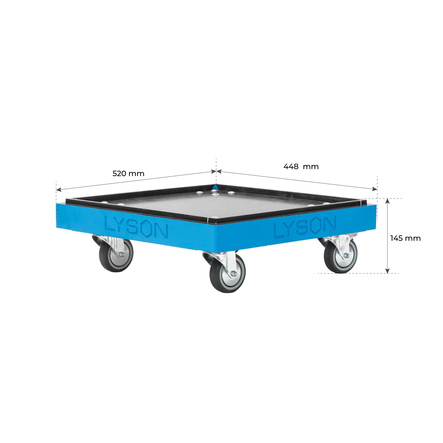 LYSON chariot pour le transport des ruches Dadant et Langstroth | polystyrène renforcé | capacité 150 kg | accessoires apicoles | peint – bleu
