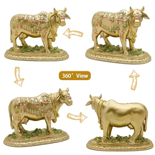 Estatua Cow Kamadhenu Dios Hindu miniatura 4