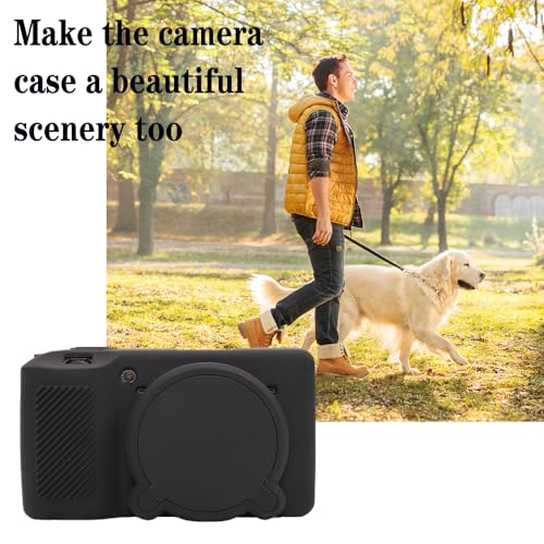 Funda silicona para cámara Ricoh GRIII GRIIIX black miniatura 6
