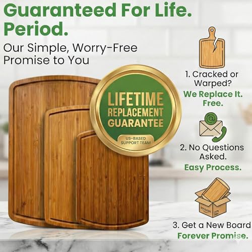 Image of Bamboo Cutting Board Set of 3 - Dark