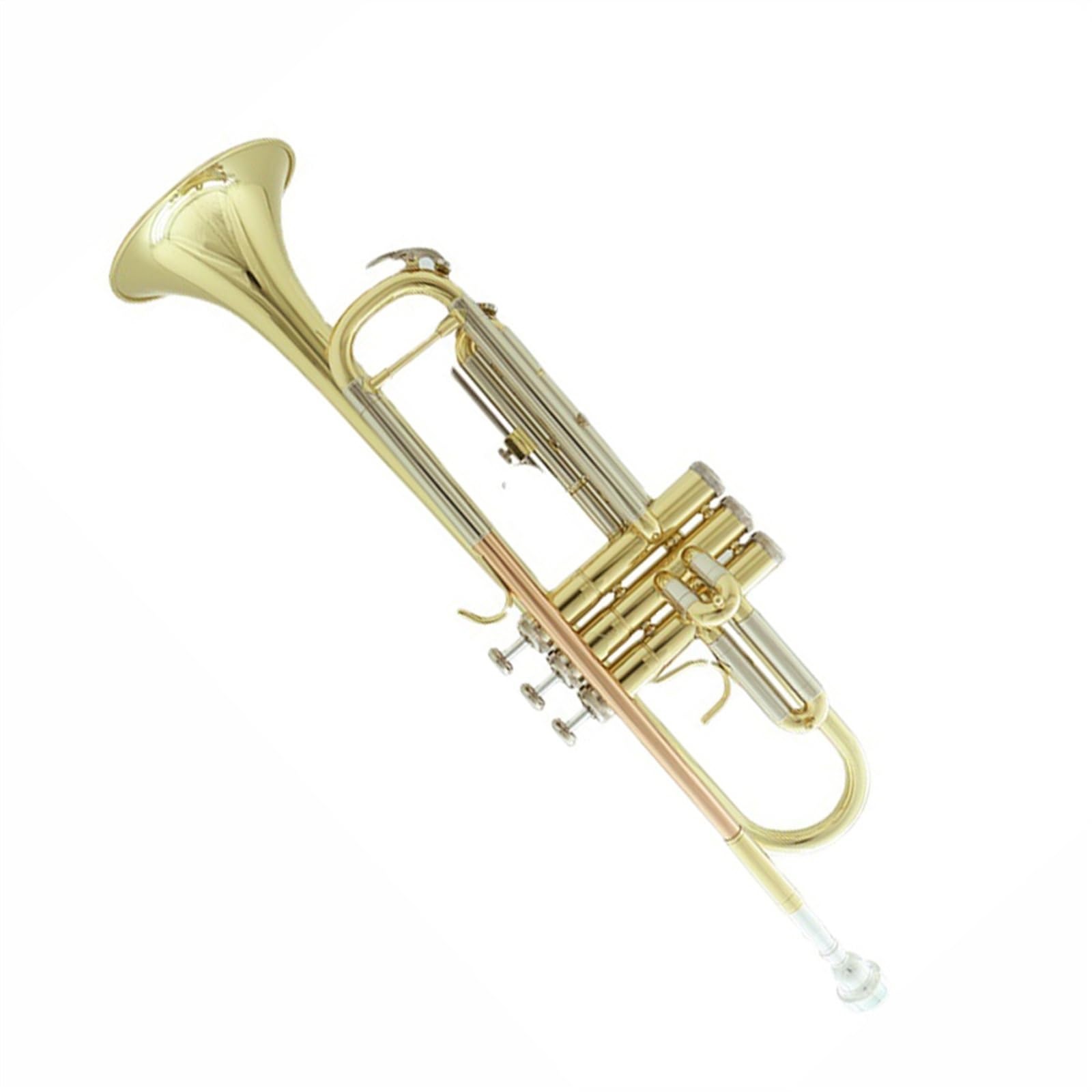 Standard Trompeten Trompeteninstrument B-Blechblaskapelle Professionelle Trompete Phosphorbronze/Weißkupfer Tragbare Trompete