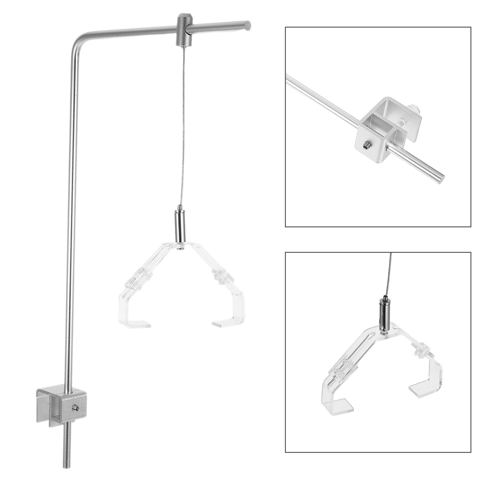 4 Stück Aquarium Lampenständer Verstellbar aus Aluminiumlegierung