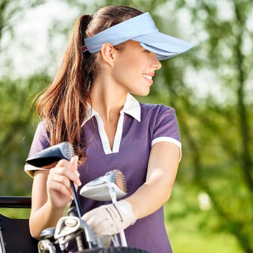 Image of PALAY Cap for Women Stylish, Summer Caps for Women, Extendable Side Brim Sun Visor Womens Hat, Fashion Breathable Hats with Sweatband for Biking, Running, Golfing