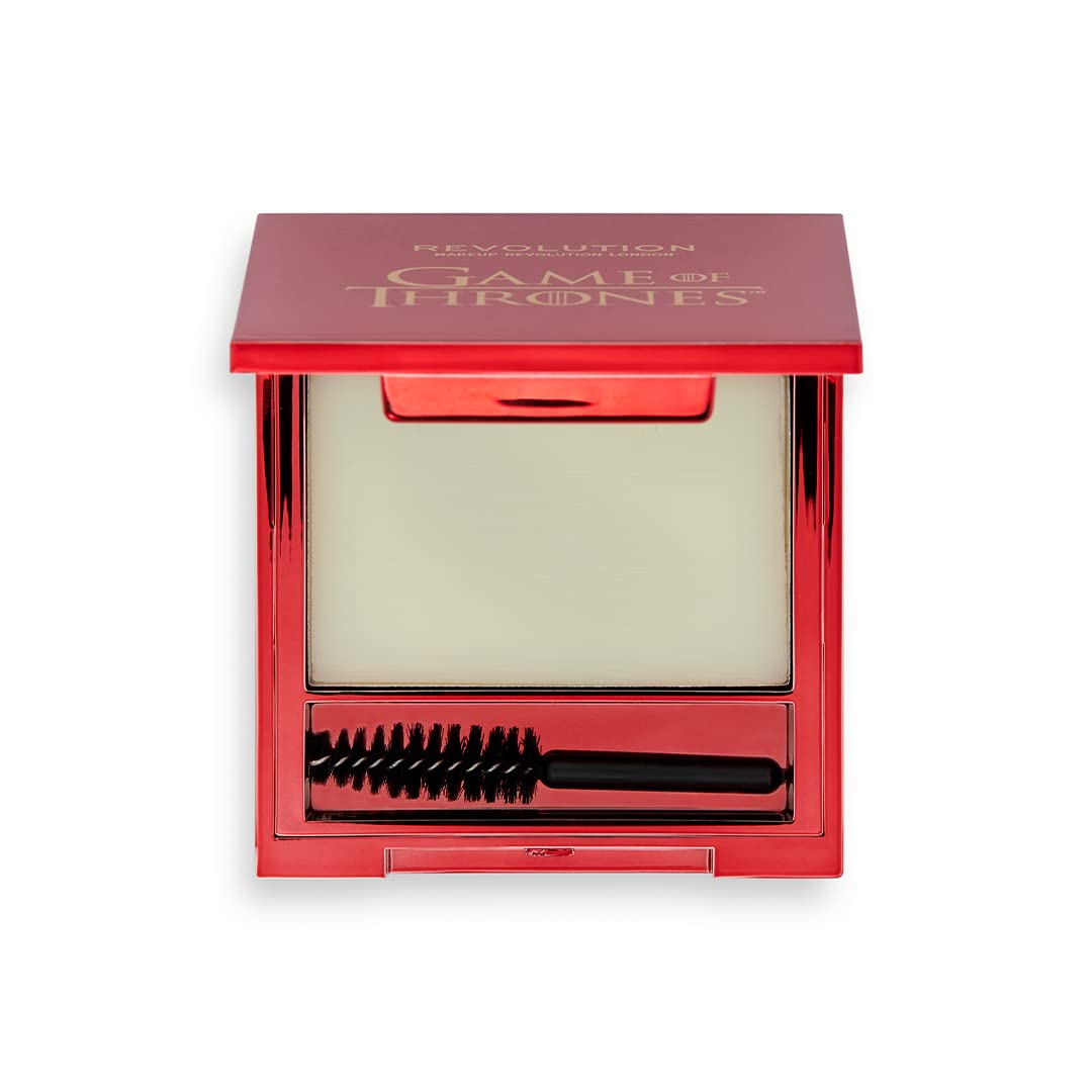 X Game of Thrones Soap Styler Eyebrow Wax Soap Kit, Long Lasting Feathered & Fluffy Brows, Includes Eyebrow Brush & Mirror