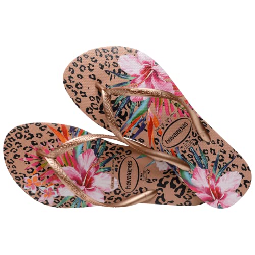 Havaianas Girls Kid's Slim Animal Floral Flip Flop Sandals4