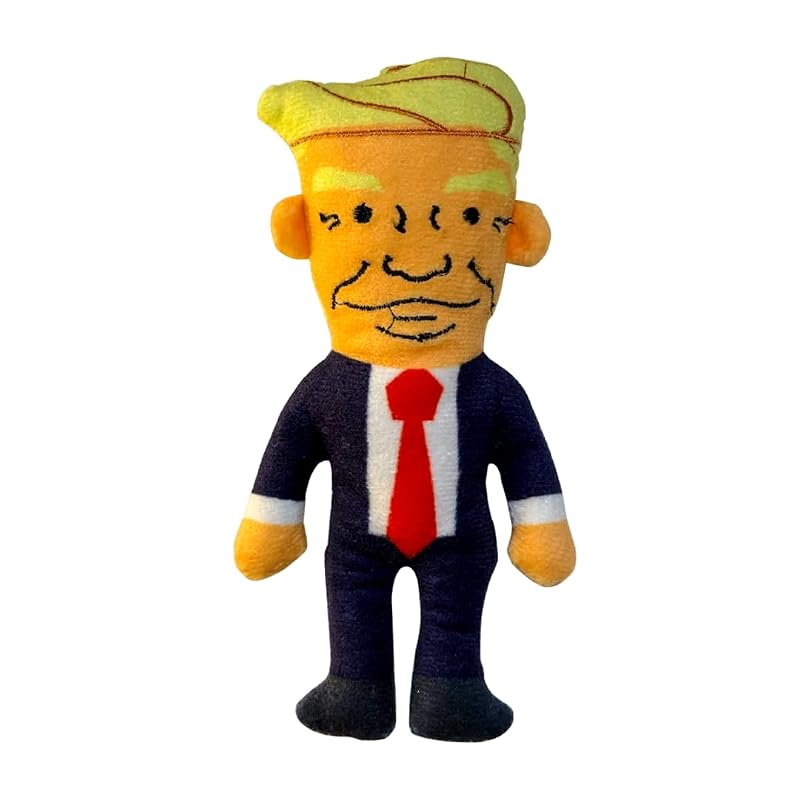 Brinquedo de Pelúcia com Catnip para Gatos Mini Donald Pawty Dog Toys, Tema Bandeira dos Estados Unidos, Pequeno
