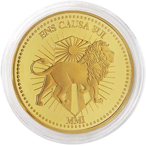 Waymore John W. Münze Film Kollektion Coin mit Geschenkbox und Baumwollbeutel Sammlungmünzen aus Zinklegierung Fans Cosplay Zubehör, Golden-40g-Durchmesser (1Stück)