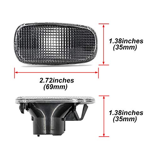 image for NSLUMO White Led Side Marker Lights for Le'xus IS300 IS200 Altezza SXE