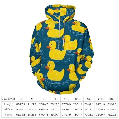 Sweat à capuche bleu ample pull confortable finis les vêtements trop étroits - 4
