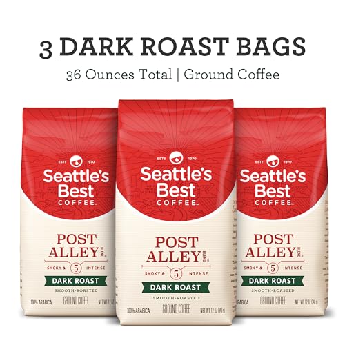 Seattle'S Best Coffee PP-GRCE28568 Post Alley Blend Dark Roast Ground Coffee thumb #1