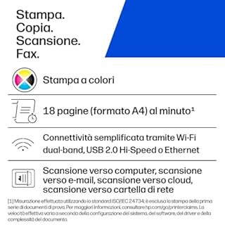 HP Color Laser MFP 179fnw Printer 6HU09A Stampante Laser a Colori, Bianco, Small